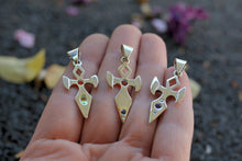 Charger l'image dans la galerie, Collier Croix de Thot, tourmaline, topaze & argent 925
