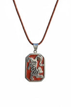 Charger l'image dans la galerie, !! Pièce prototype, petit prix !! Pendentif Tigre articulé, argent 925, citrine et émail