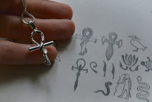 Charger l'image dans la galerie, Collier " Snake croix de Ankh " en argent 925/000
